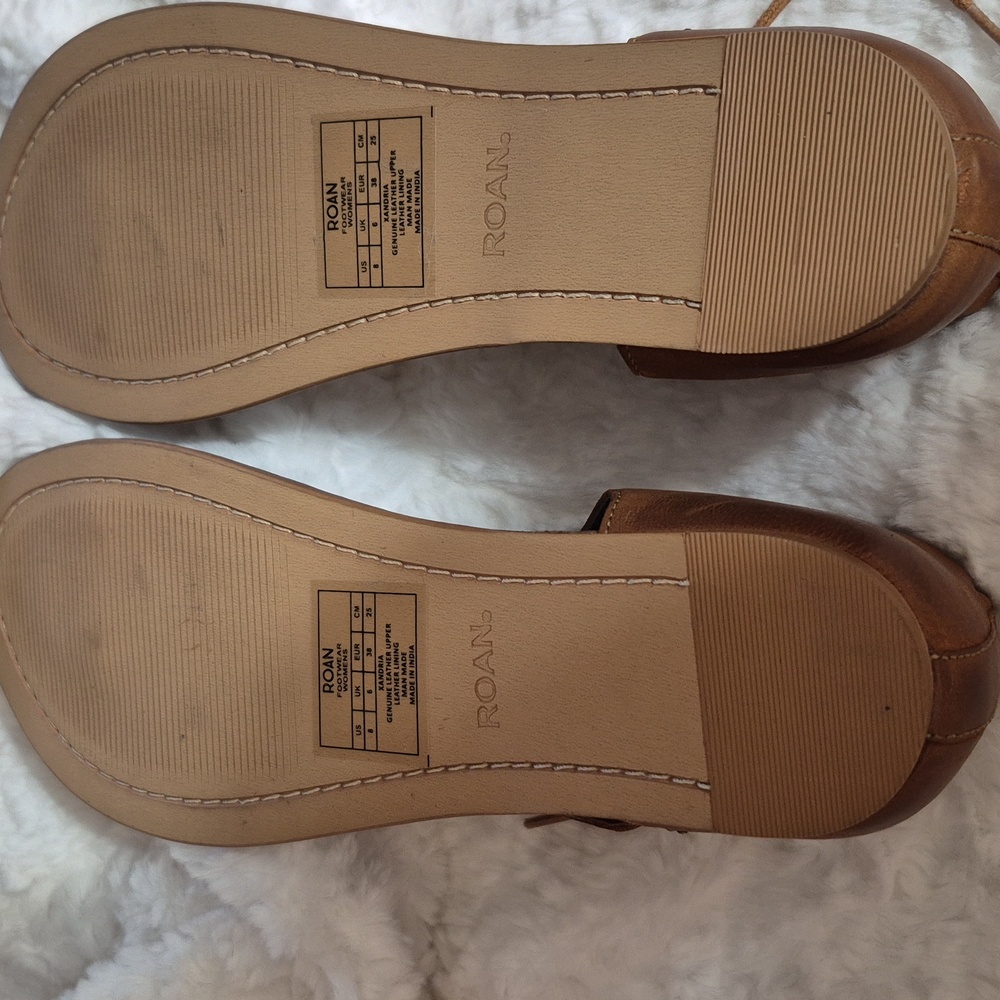 Roan by Bed/Stu Brown Leather Gladiator Sandals - Picture 8 of 9